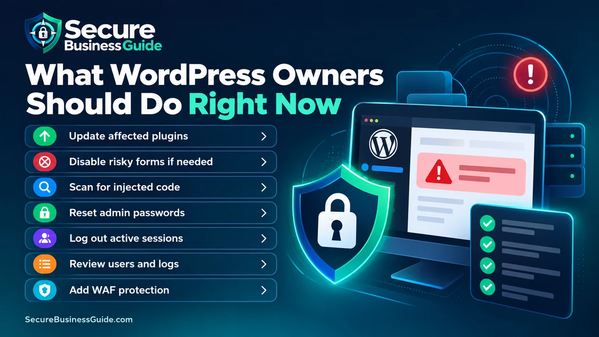 WordPress security response steps after a plugin XSS attack