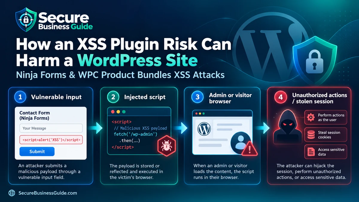 How an XSS plugin vulnerability can compromise a WordPress website