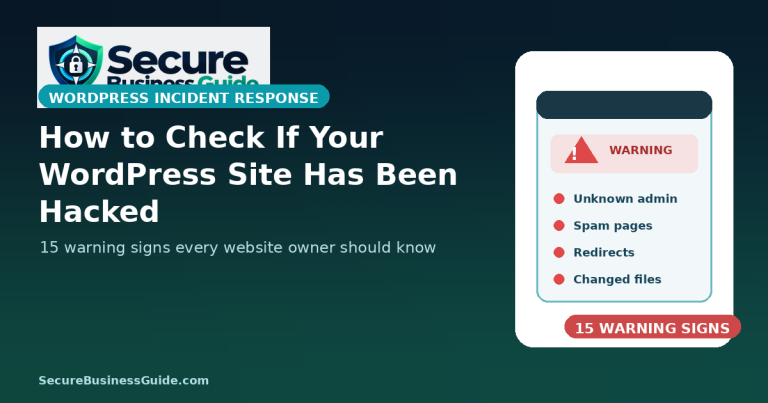 15 warning signs that a WordPress website has been hacked
